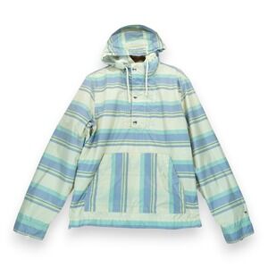 Vintage Tommy Hilfiger Surf Shack Jacket - Mens Large ~ Striped ~ Hooded